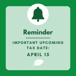 Important Upcoming Tax Date copy
